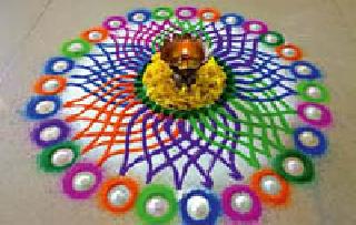 Without the Rangoli, Diwali festival is incomplete | रांगोळीशिवाय दिवाळी सण अपूर्ण