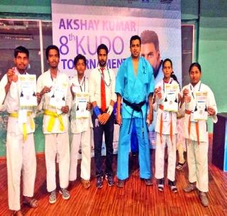 Akola has won five medals in the Kudo tournament | कुडो स्पर्धेत अकोल्याला पाच पदक