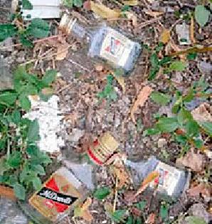 Alcohol bottles found in the next day | दुसऱ्या दिवशीही आढळल्या दारुच्या बाटल्या