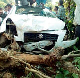 The vehicle of a smuggler carrying the vehicle hit the vehicle | दारु तस्करी करणाऱ्या वाहनाची सायकलस्वारास धडक