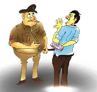 Police intruders again | पोलिसांची खाबूगिरी पुन्हा चव्हाट्यावर Police intruders again | पोलिसांची खाबूगिरी पुन्हा चव्हाट्यावर