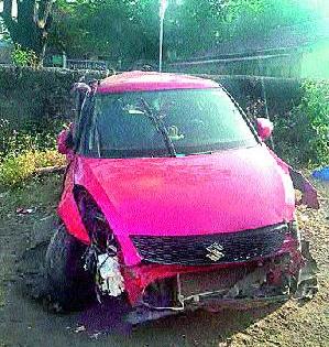 The car hits the car near the tanky ghoti and kills the woman | टाके घोटीजवळ कार उलटून महिला ठार