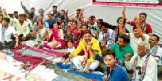 MNS movement on the problems of Chandra | चंद्रपुरातील समस्यांवर मनसेचे आंदोलन MNS movement on the problems of Chandra | चंद्रपुरातील समस्यांवर मनसेचे आंदोलन