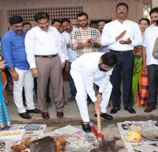 The Bhumi Pujan of the school building at Amber was completed | येऊर येथील शाळेच्या इमारतीचे भूमिपूजन संपन्न