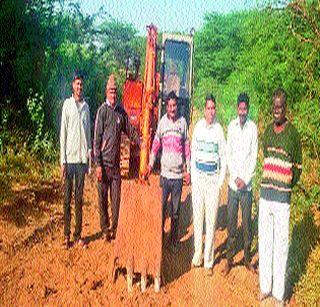 Action on illegal soil palliative | अवैध माती उपशावर कारवाई Action on illegal soil palliative | अवैध माती उपशावर कारवाई