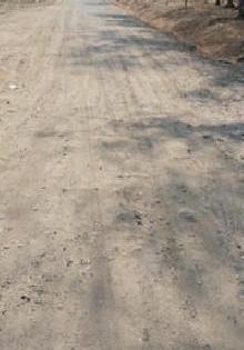 During the year, there was a muddy road in the soil | वर्षभरातच डांबरी रस्त्याची झाली माती During the year, there was a muddy road in the soil | वर्षभरातच डांबरी रस्त्याची झाली माती