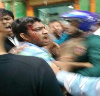 Trinamool activists attacked in BJP headquarters in Kolkata | कोलकात्यातील भाजपा मुख्यालयावर तृणमुल कार्यकर्त्यांचा हल्ला