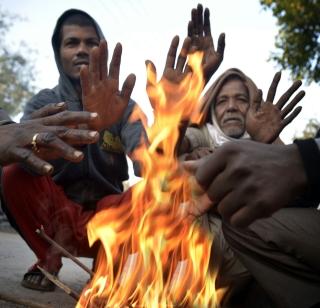 Nashik: The coldest winter in the state; Mercury at 5.8 degrees | राज्यात सर्वाधिक थंडी नाशिकला; पारा ५.८ अंशावर