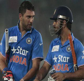 Yuvraj - Dhoni's biggest partnership | युवराज - धोनीची सर्वात मोठी भागीदारी