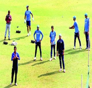 India, England team practice | भारत, इंग्लंड संघांचा सराव