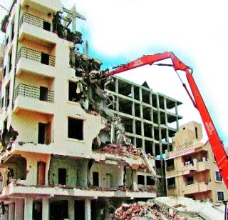 Unauthorized construction work in the face of elections | निवडणुकीच्या तोंडावर अनधिकृत बांधकामांचा धडाका Unauthorized construction work in the face of elections | निवडणुकीच्या तोंडावर अनधिकृत बांधकामांचा धडाका