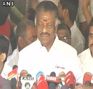 The majority of the Legislative Assembly will prove, the rebellion of Panneerselvam | विधानसभेत बहुमत सिद्ध करेन, पन्नीरसेल्वम यांचे बंड