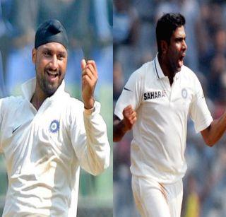 Ashwin is equal to Bhajji's record | अश्विनने केली भज्जीच्या विक्रमाशी बरोबरी