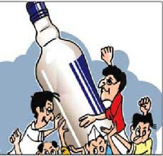 Alcohol spot in the canteen of the Municipal District Hospital! | नगर जिल्हा रुग्णालयाच्या कॅन्टीनमध्ये दारुचा अड्डा!