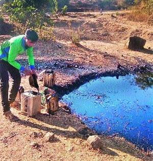 Oil tanker over Nashik-Peth road | नाशिक-पेठ मार्गावर आॅइल टॅँकर पलटला