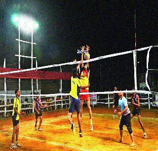 Start of the Mayor Cup Volleyball Championship | महापौर चषक व्हॉलीबॉल स्पर्धेला सुरुवात