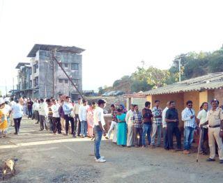 In Maval taluka, 74 percent of the voting turnout was recorded | मावळ तालुक्यात ७૪ टक्के मतदान