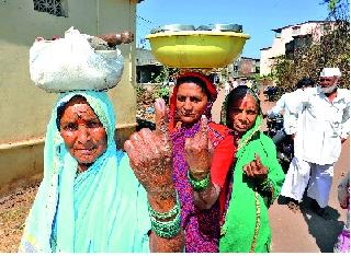 77% voting in Kolhapur district | कोल्हापूर जिल्ह्यात ७७%मतदान