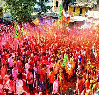 Kesari storm in south Maharashtra | दक्षिण महाराष्ट्रात केशरी वादळ