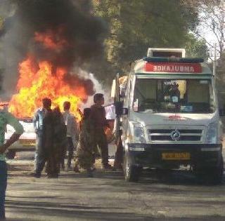 भरधाव इंडिकाने ऑटोरिक्षाला उडवले