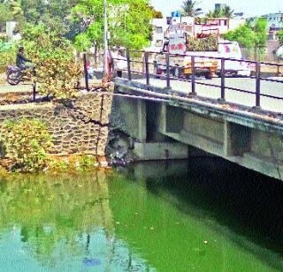 The bridge over the canal cracks | कालव्यावरील पुलास तडे