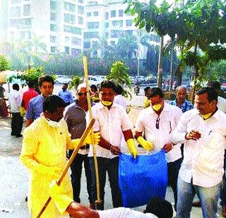 27 tonnes of garbage deposited in Panvel ITI area | पनवेल आयटीआय परिसरात २७ टन कचरा केला जमा 27 tonnes of garbage deposited in Panvel ITI area | पनवेल आयटीआय परिसरात २७ टन कचरा केला जमा