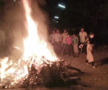 Holika combustion ... | होलिका दहन...