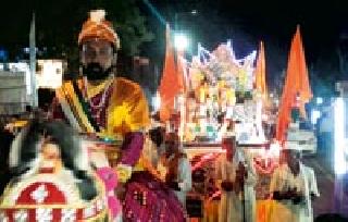 Shiv Jayanti procession: | शिवजयंती मिरवणूक : Shiv Jayanti procession: | शिवजयंती मिरवणूक :