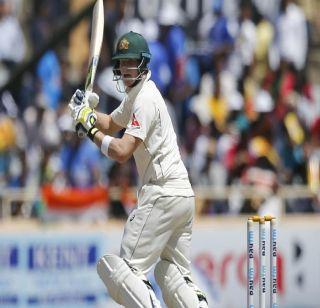 Smith - Maxwell's excellent innings, Australia's 299 runs at the end of the day | स्मिथ - मॅक्सवेलची शानदार खेळी, दिवसअखेर ऑस्ट्रेलियाच्या 299 धावा