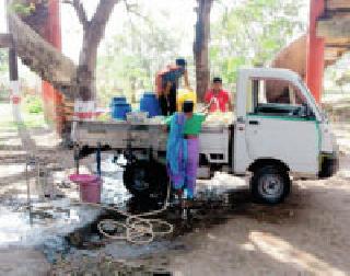 Water drought in Alapalli village | आलापल्ली गावात पाण्याचा दुष्काळ