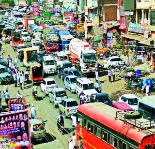 Pune-Nashik highway jam | पुणे-नाशिक महामार्ग जाम