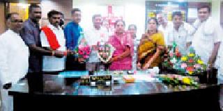 ZP Chairman Nitin Gondane has started functioning | झेडपी अध्यक्ष नितीन गोंडाणे यांचे कामकाज सुरू ZP Chairman Nitin Gondane has started functioning | झेडपी अध्यक्ष नितीन गोंडाणे यांचे कामकाज सुरू