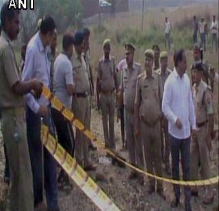 In Uttar Pradesh, the blasts were a blow to the railway track | उत्तर प्रदेशात बॉम्बस्फोट, रेल्वे ट्रॅक उडवण्याचा होता कट