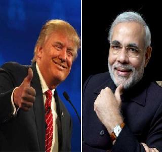 Congratulations to Donald Trump! | डोनाल्ड ट्रम्प यांनी केले मोदींचे अभिनंदन!