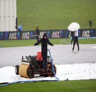 New Zealand wins from wins due to rain | पावसामुळे न्यूझीलंड विजयापासून वंचित New Zealand wins from wins due to rain | पावसामुळे न्यूझीलंड विजयापासून वंचित
