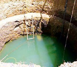 10 percent complete irrigation wells | १० टक्केच सिंचन विहिरी पूर्ण