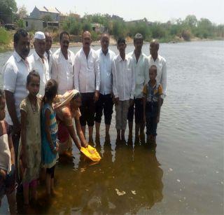 The water of Akkalpada reached to Mudir | अक्कलपाडय़ाचे पाणी मुडीर्पयत पोहचले