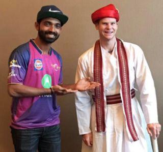 Steve Smith's Puner beat | स्टीव्ह स्मिथचे पुणेरी फटके