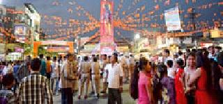 Shobhayatra at Chandrapur: City of Ramnama | चंद्रपुरात शोभायात्रा : रामनामाच्या जयघोषाने शहर दुमदुमले