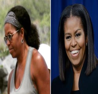 Michelle Obama's Natural Look Likes to Likely | मिशेल ओबामांच्या नॅचरल लूकला लाखोंची पसंती