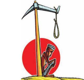 The 25 year old farmer suicides by the napikila | नापिकीला कंटाळलेल्या 25 वर्षाच्या शेतक-याची आत्महत्या