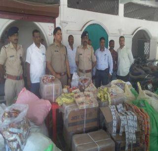 10 lakh 67 thousand gutka seized in Dhule | धुळ्यात 10 लाख 67 हजारांचा गुटखा जप्त