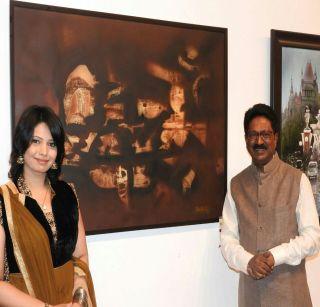 Poonam Rana's 'Mohinjodado' art prize in state art exhibition is another prize | राज्य कला प्रदर्शनात पूनम राणा यांच्या ‘मोहेंजोदडो’ कलाकृतीला दुसरे पारितोषिक