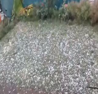 Marathwada-Vidarbha hailstorm with possibility of rain | मराठवाडा-विदर्भात गारपिटीसह पावसाची शक्यता