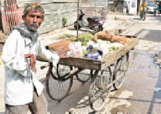 The chariot of the world with a single hand | एकाच हाताने ओढतोय संसाराचा रथ