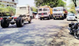 Citizen stricken by traffic jams | वाहतुकीच्या कोंडीने नागरिक त्रस्त