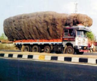 The Gondiya trade of the surrounding trucks | परप्रांतातील ट्रकांचा गोंदियात व्यवसाय