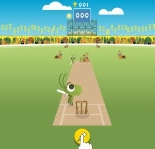 The Champions Trophy for Google Play Doodle | चॅम्पिअन्स ट्रॉफीनिमित्त गुगलचं क्रिकेट खेळा डूडल