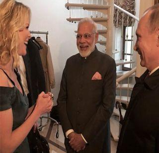 Are you on Twitter? The question of Modi in the media in Russia is impossible | तुम्ही ट्विटरवर आहात का ? रशियात महिला पत्रकाराचा मोदींना अशक्य असा प्रश्न