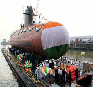 'Khanderi submarine marine tests begin' | ‘खांदेरी’ पाणबुडीच्या सागरी चाचण्या सुरू"